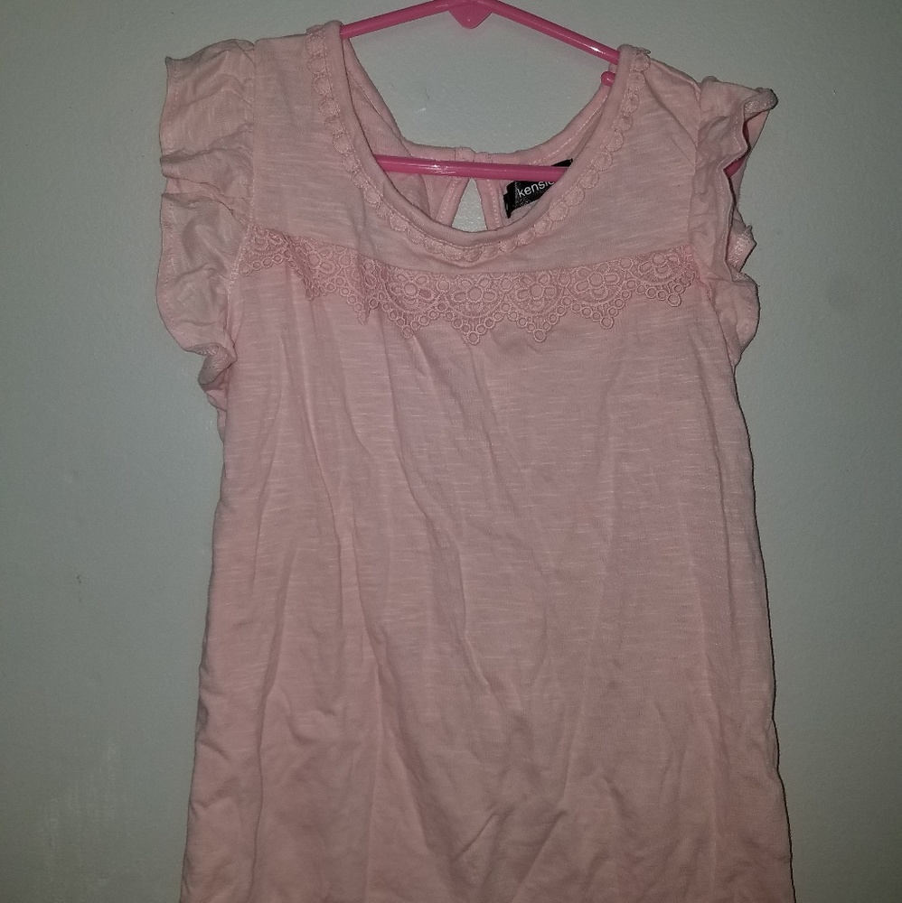A light pink Kensie blouse